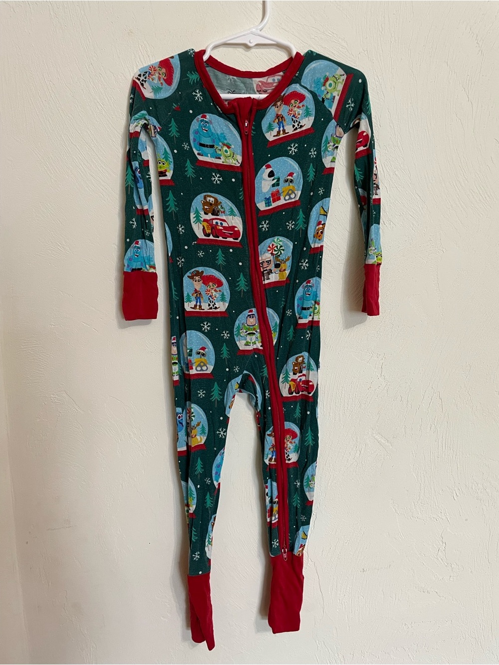 Little Sleepies Pixar Christmas 18-24 mo zippy